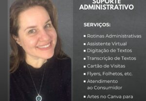 Eu vou digitar, transcrever e corrigir textos.