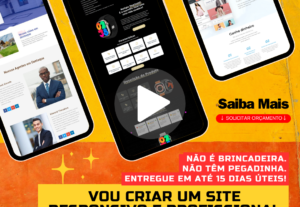 Eu vou criar seu site em até 15 dias úteis