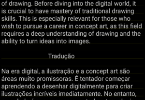 Eu vou fazer traduções impecáveis de textos e ebooks
