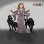 Eu vou ilustrar o seu personagem.