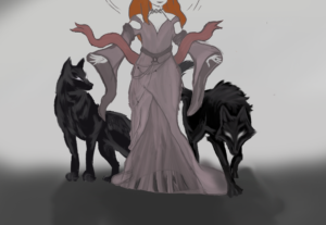 Eu vou ilustrar o seu personagem.