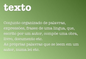 Eu vou criar textos pra você ou digitar seus textos