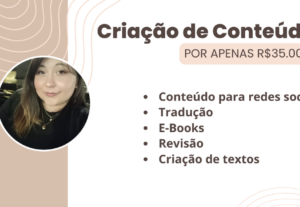 Eu vou criar ou editar seu texto.