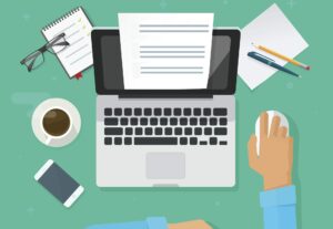Eu vou digitar e corrigir seus textos e documentos.