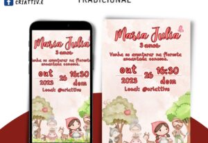 Eu vou Fazer Convite Digital Tradicional