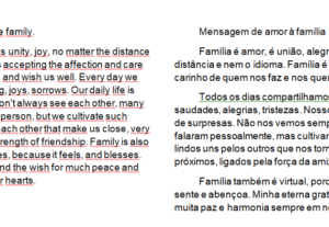 Eu vou traduzir textos do inglês/espanhol para português
