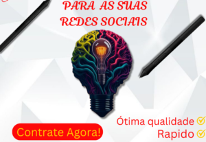 Eu vou fazer artes para as suas redes sociais