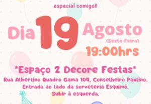 Eu vou criar um convite personalizado para seu evento.
