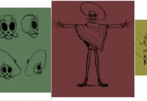 Eu vou fazer conceito visual do seu personagem ou produto.