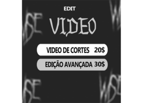 Eu vou  fazer Uma edição de video