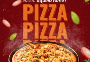 Eu vou te enviar 8 artes editáveis para Pizzaria