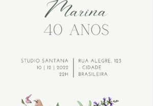 Eu vou Criar convites para eventos