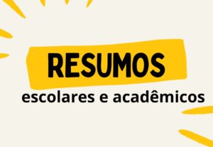 Eu vou fazer resumos para seus estudos