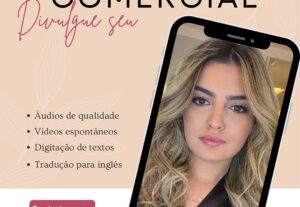 Eu vou gravar/narrar seu produto/comercial com naturalidade.