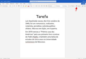 Eu vou digitar textos de qualquer área e fazer revisão