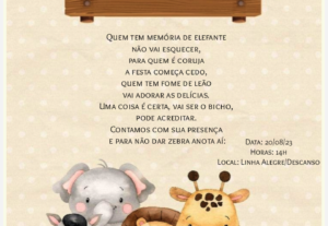 Eu vou Fazer o melhor convite virtual para você