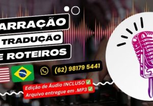 Eu vou narrar o seu projeto em Inglês/Português
