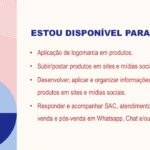 Eu vou aplicar sua logomarca, postar produtos em seu site.