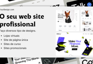 Eu vou fazer o design do seu site