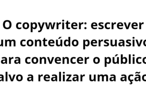 Eu vou fazer a melhor copy para o seu negócio