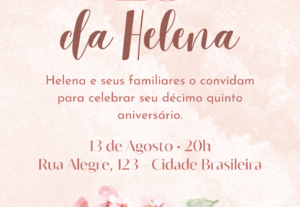 Eu vou fazer seus convites online