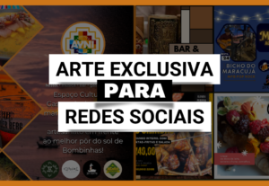 Eu vou fazer uma arte exclusiva para suas redes sociais