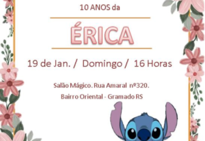 Eu vou fazer o convite digital do seu evento.