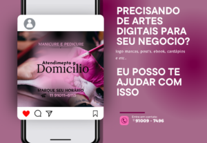 Eu vou te ajudar com a artes digitais para sua empresa