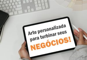Eu vou fazer a arte que vai decolar seus negócios