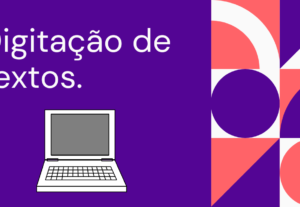 Eu vou digitar e revisar textos