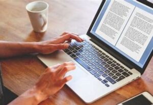 Eu vou digitar textos e gravar áudios.