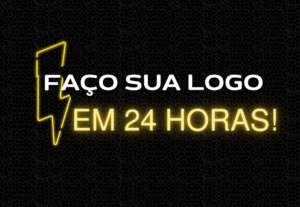 Eu vou fazer sua logo profissional em 24 horas.