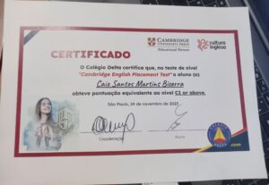 Eu vou fazer uma tradução de pt-br e inglês.