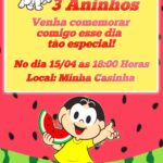 Eu vou fazer o convite do seu filho do jeito que você quiser...
