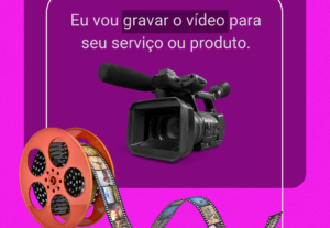Eu vou Gravar um video pra seu produto/serviço em 24hs