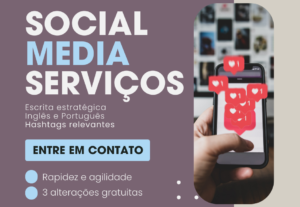 Eu vou escrever legendas para suas redes sociais