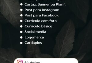 Eu vou fazer sua logo de forma única