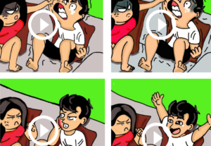 Eu vou fazer vídeo animado cartoon
