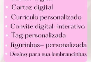 Eu vou Fazer desing para sua loja, empresa