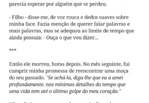 Eu vou escrever um capítulo do seu livro