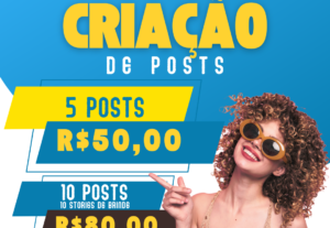 Eu vou criar suas artes profissionais para Redes Sociais