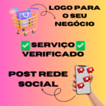Eu vou fazer logos para o seu negócio e post para redes