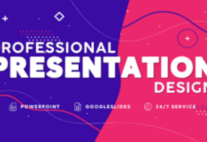 Eu vou fazer sua apresentação profissional em powerpoint.