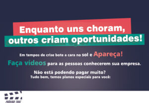 Eu vou editar vídeos para suas redes sociais.