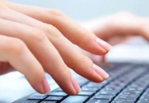 Eu vou digitar textos /artigos com qualidade e eficiência.
