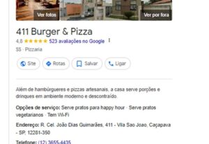 Eu vou atualizar seus dados no google, fotos e informações.