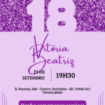 Eu vou fazer seu convite de aniversario,casamento ou eventos...