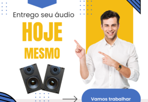 Eu vou gravar áudio de sua preferência , e ainda entrego hoj...