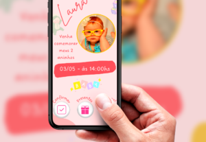 Eu vou fazer um convite virtual para sua festa