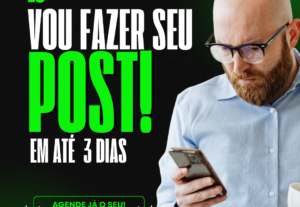 Eu vou fazer seu post das redes sociais